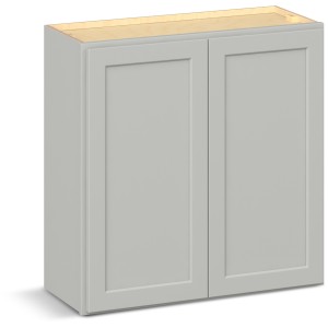 RELIABILT Parkstone II Wall Cabinet, Light Gray, 30" W, 2 Doors, Fully Assembled - 641299 | Lowe's Pro Supply
